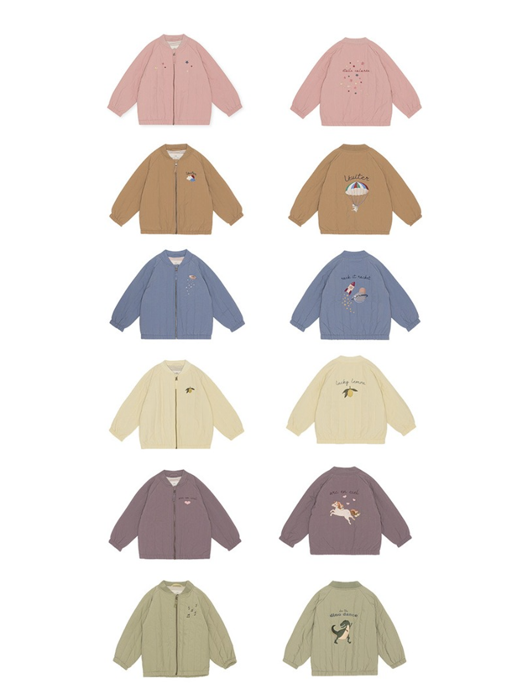 北歐刺繡防潑水防風夾棉飛行外套_(霧紫獨角獸100)-4