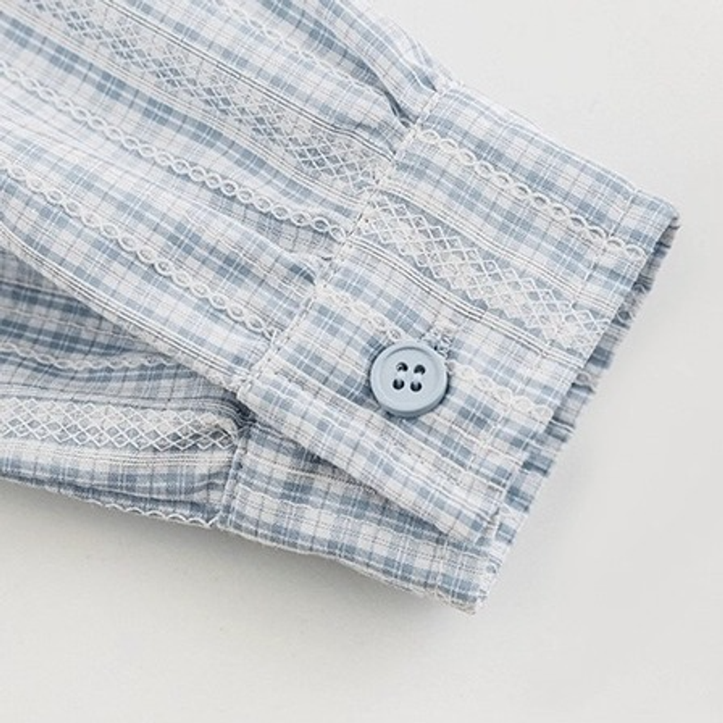 櫻桃貓刺繡日系罩衫(80-140)-2