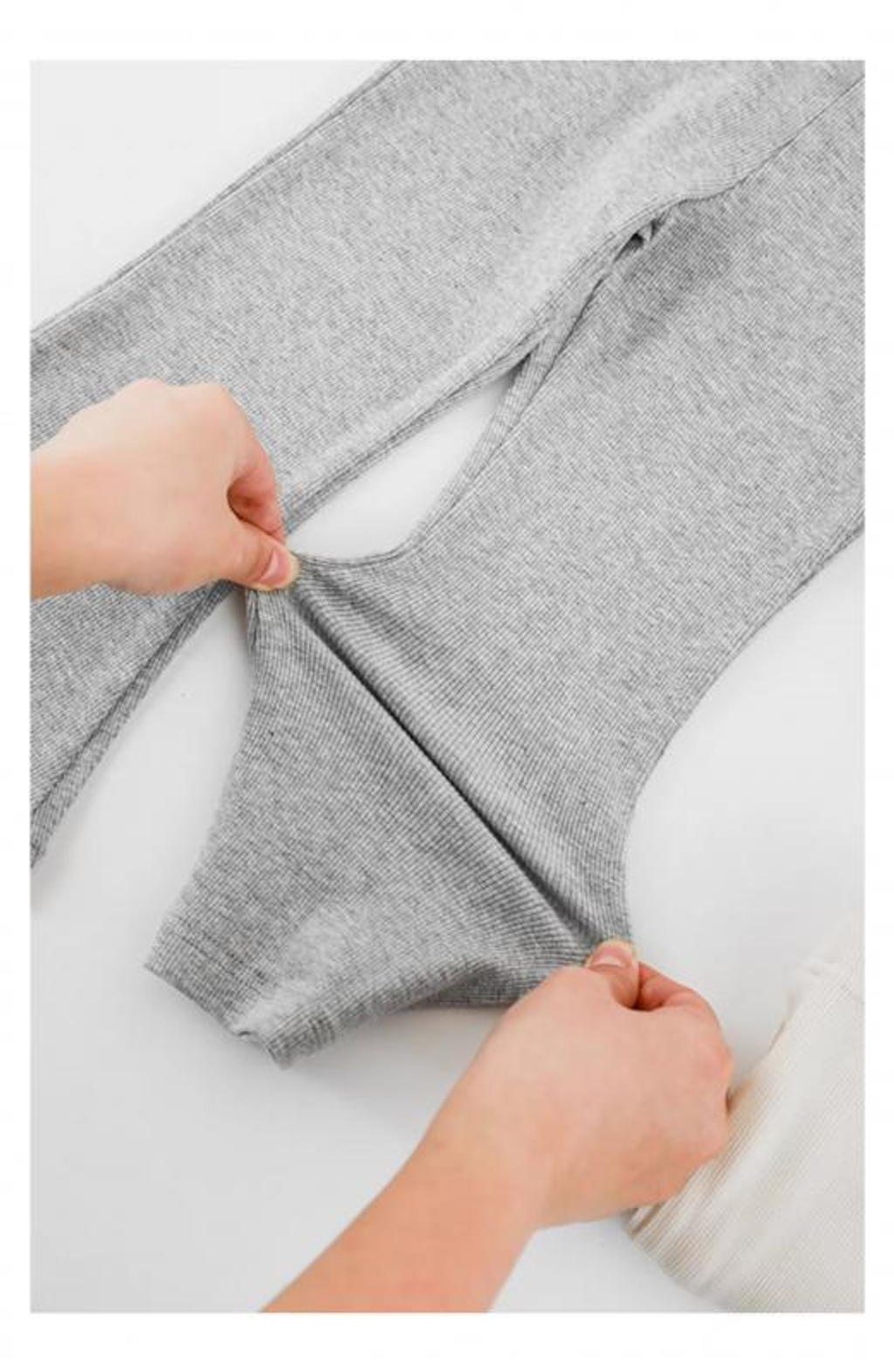 素色復古針織喇叭褲(80-140)-13