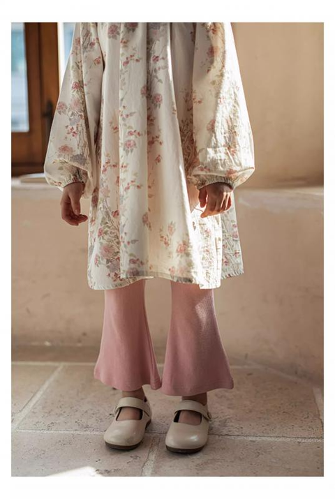 素色復古針織喇叭褲(80-140)-7