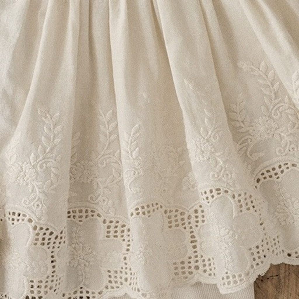 蕾絲裙假兩件長褲裙(80-140)-5