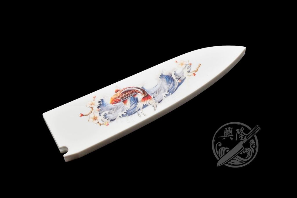 白壓克力-單魚+LOGO