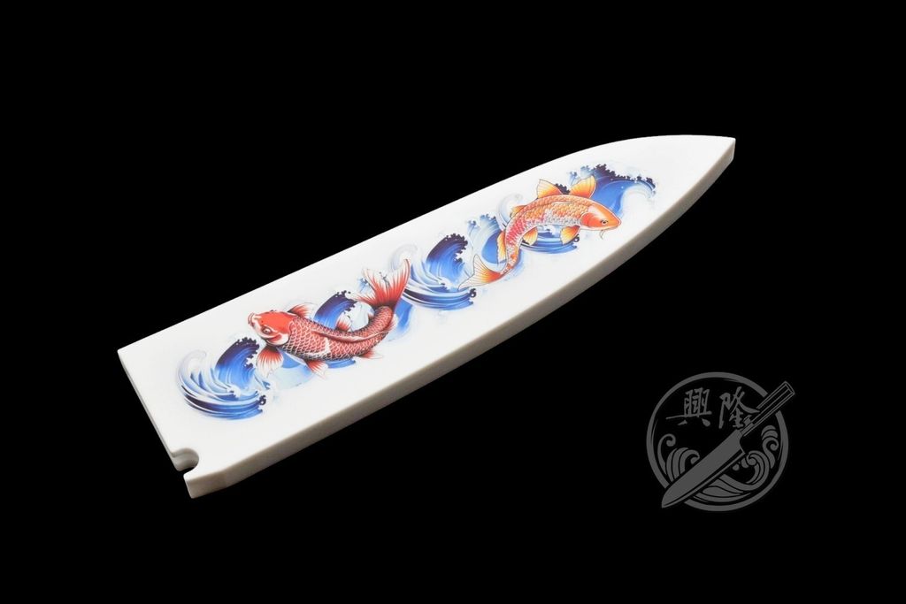 白壓克力-雙魚+LOGO