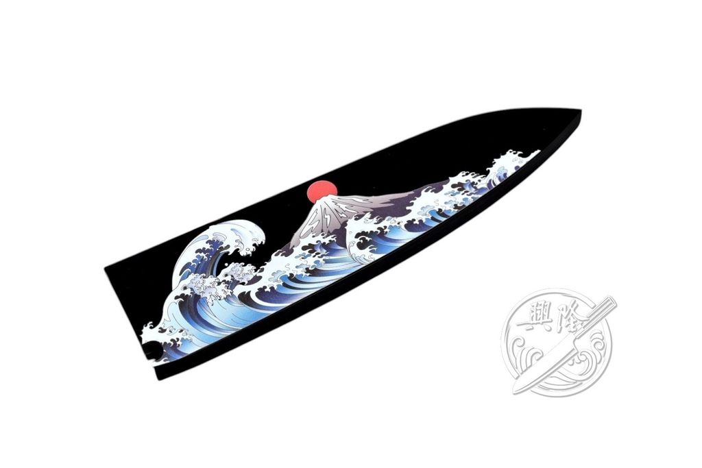 黑壓克力-白底 富士山+LOGO