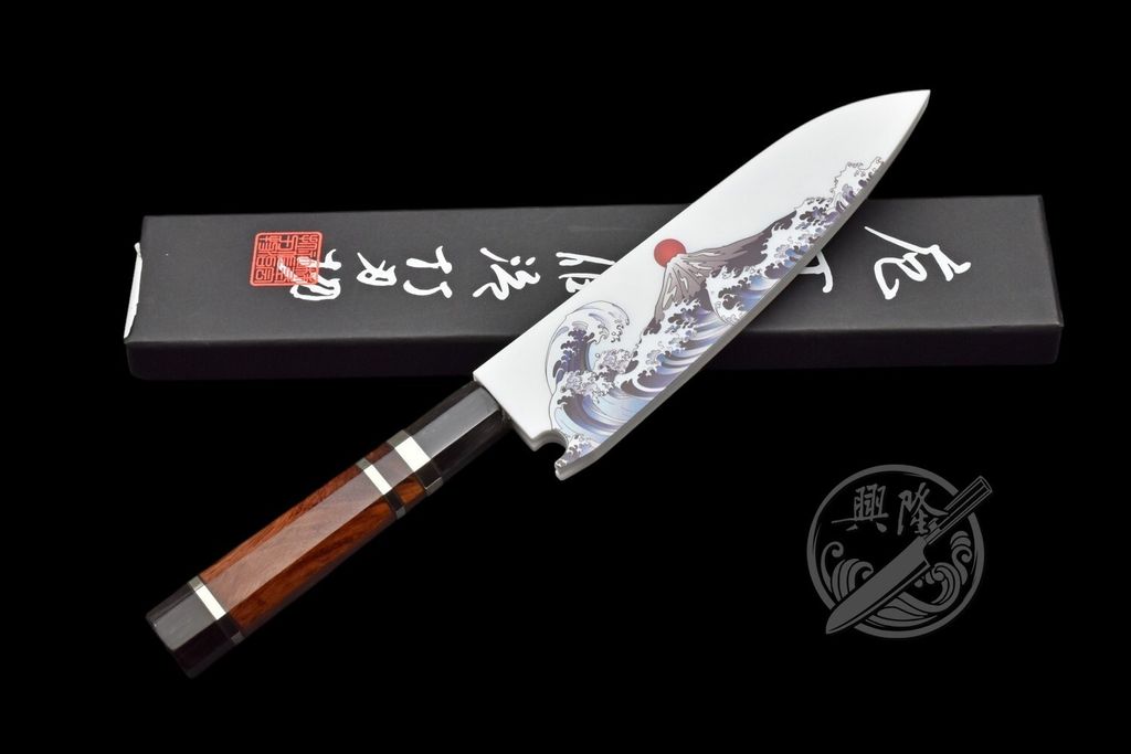 附白壓克力富士圖鞘+LOGO