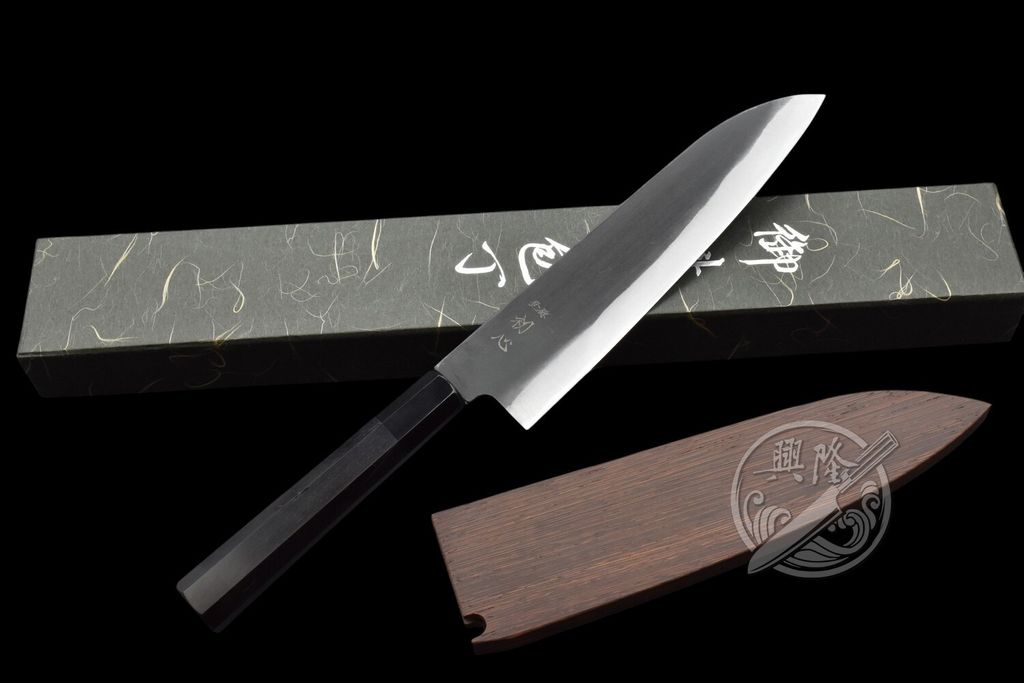 黑角黑檀附鐵刀鞘(01)+LOGO