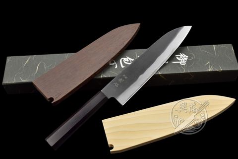 一体檀附鐵刀鞘黃楊鞘+LOGO