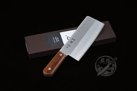 興隆刀剪行〕初心x中川銀三鋼中華包丁170mm 楓木洋柄.*- 興隆刀剪行〕初心x中川銀三鋼中華包丁170mm 楓木洋柄.*-