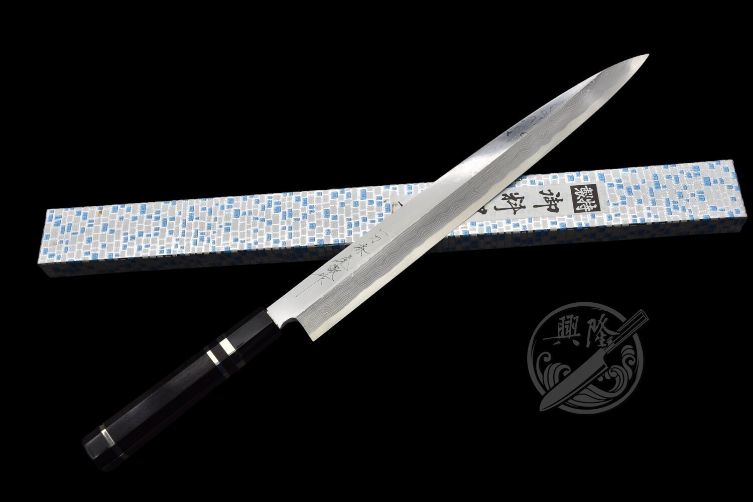 一刀斎虎徹　柳葉　27cm 青鋼 一刀斎虎徹柳葉27cm 青鋼