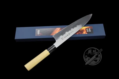 和牛刀　切付型天然木八角柄 楽天市場】切付型牛刀 尺（刃渡り300mm）尺一（刃渡り330）普通