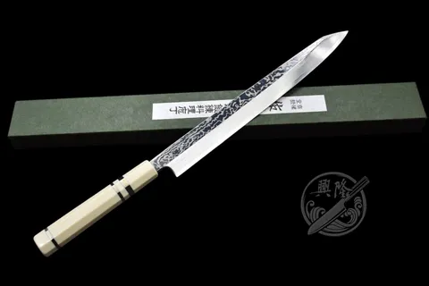 剣型柳刃　本焼　切付柳刃 水本焼 切付柳刃240