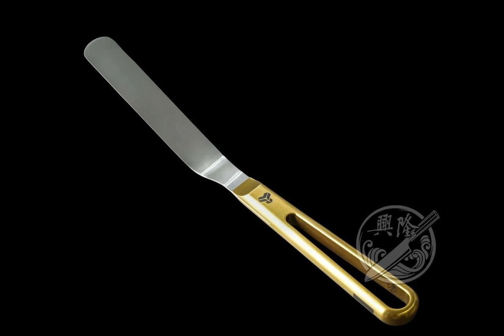 曲鏟-鏡面金(01)+LOGO