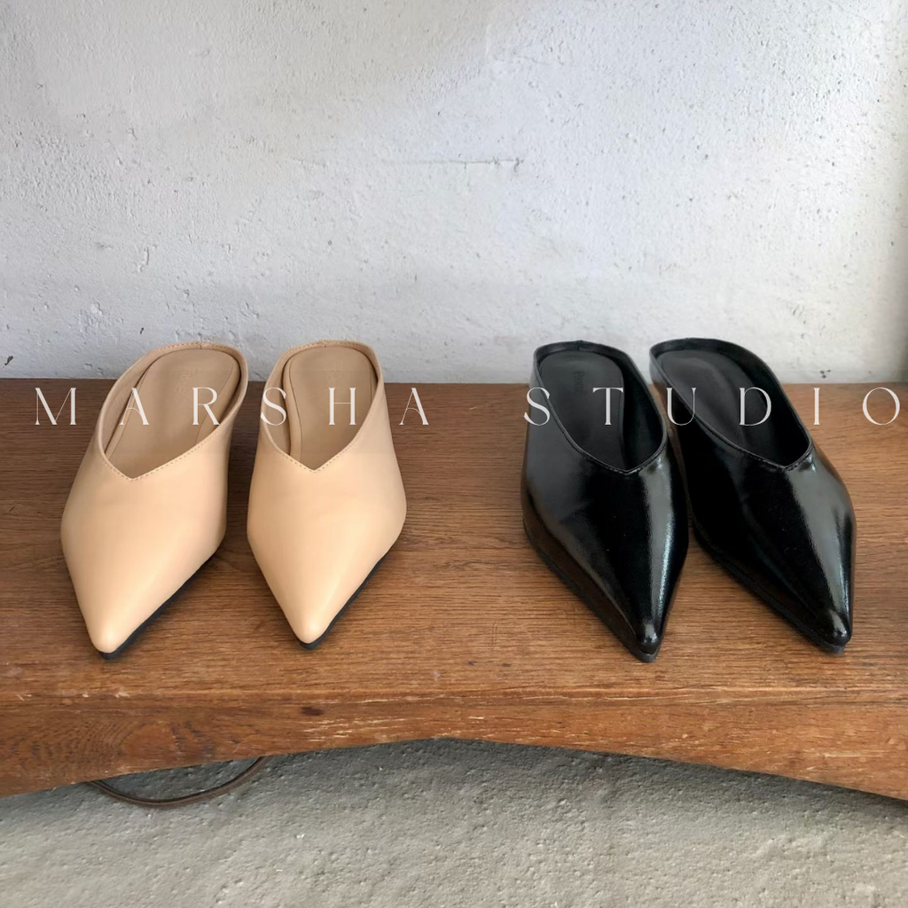 SHOES｜FROM B ｜尖頭低跟樂福鞋 (2)