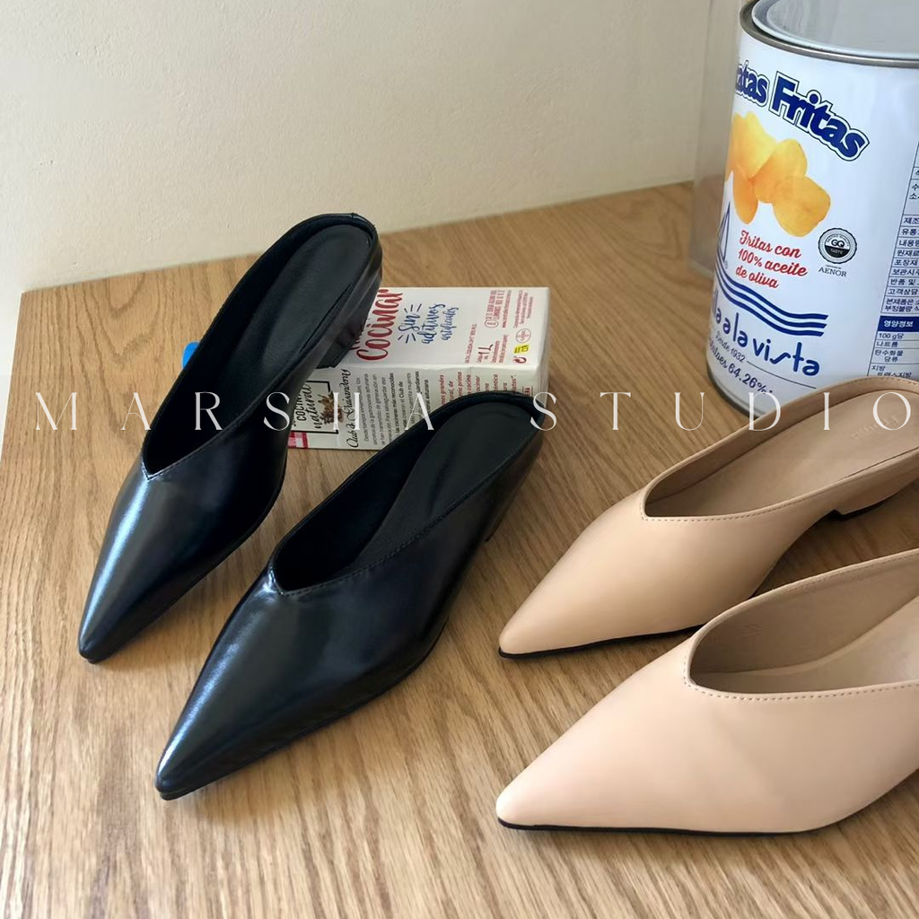 SHOES｜FROM B ｜尖頭低跟樂福鞋 (3)