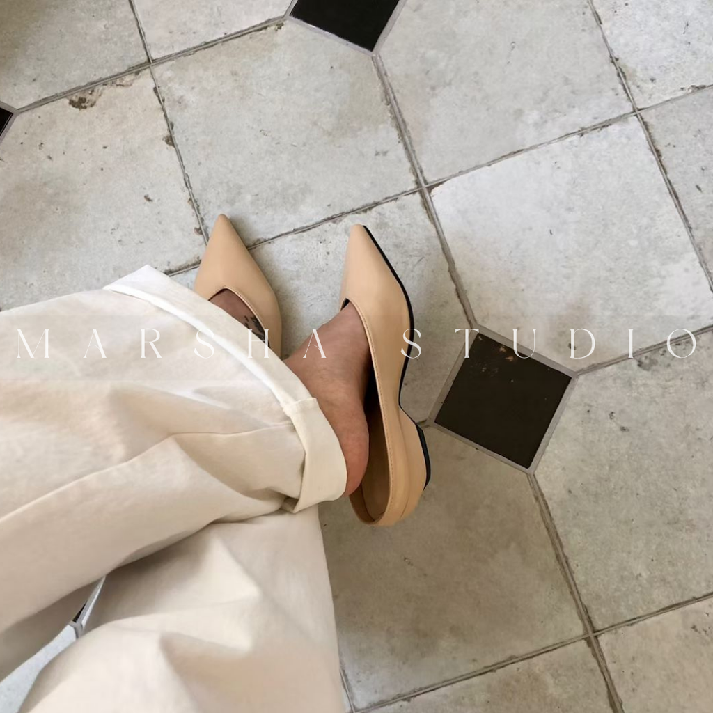 SHOES｜FROM B ｜尖頭低跟樂福鞋 (9)