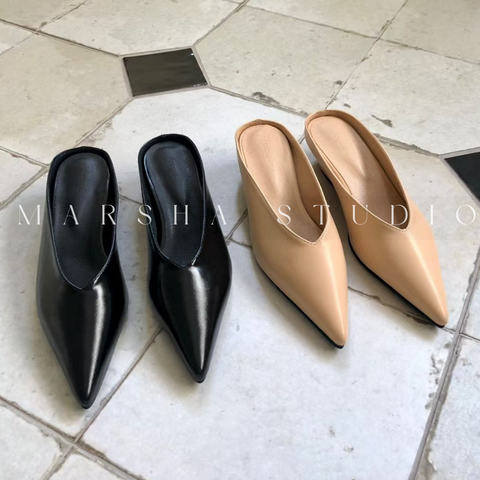 SHOES｜FROM B ｜尖頭低跟樂福鞋