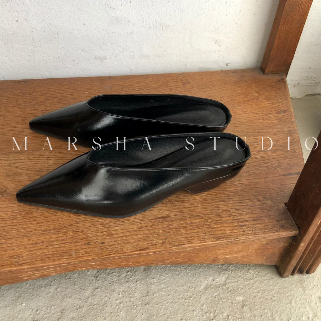 SHOES｜FROM B ｜尖頭低跟樂福鞋 (8)