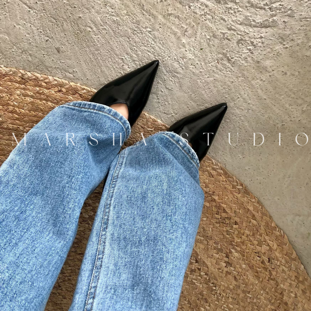 SHOES｜FROM B ｜尖頭低跟樂福鞋 (7)