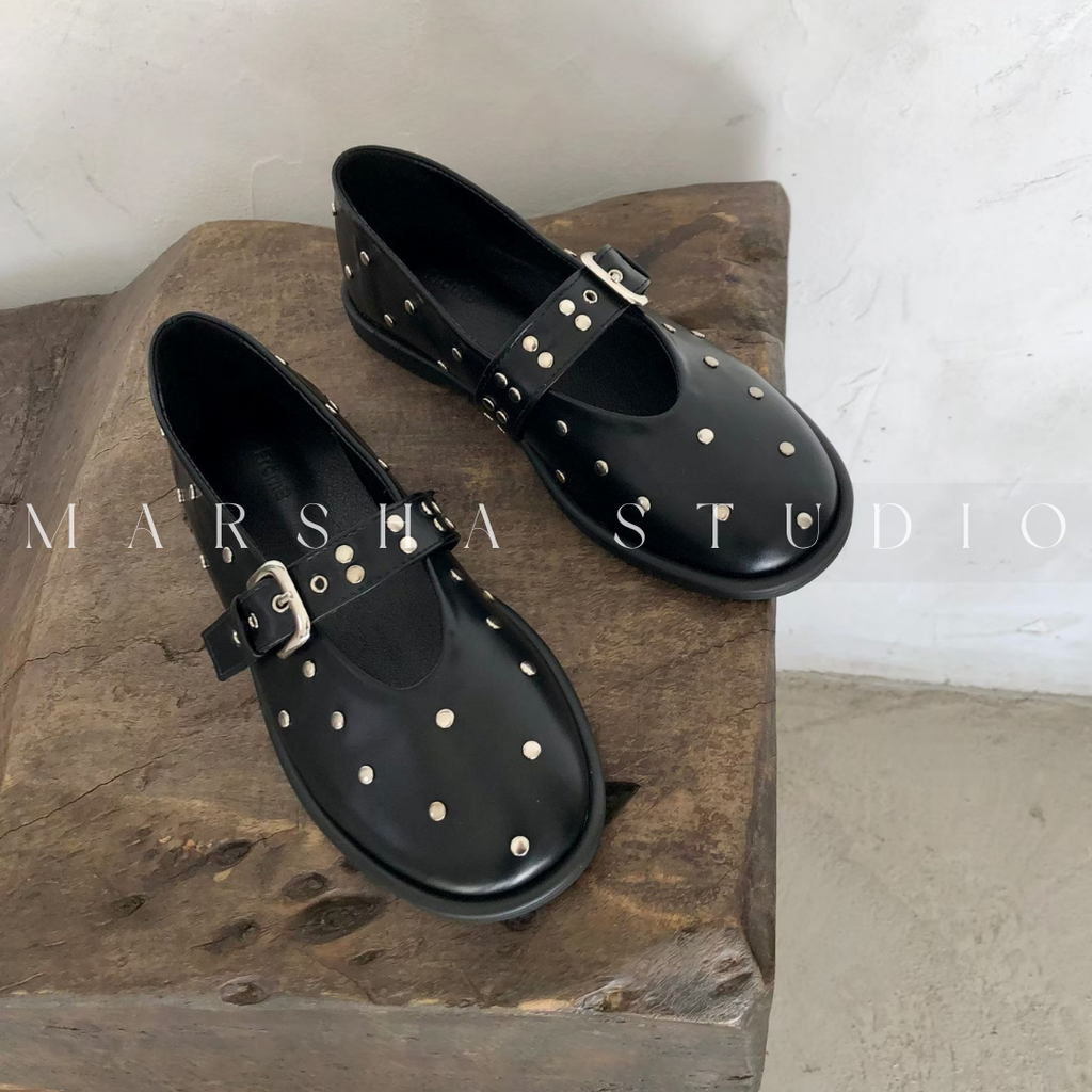 SHOES｜FROM B ｜釘釦瑪莉珍鞋 (6)