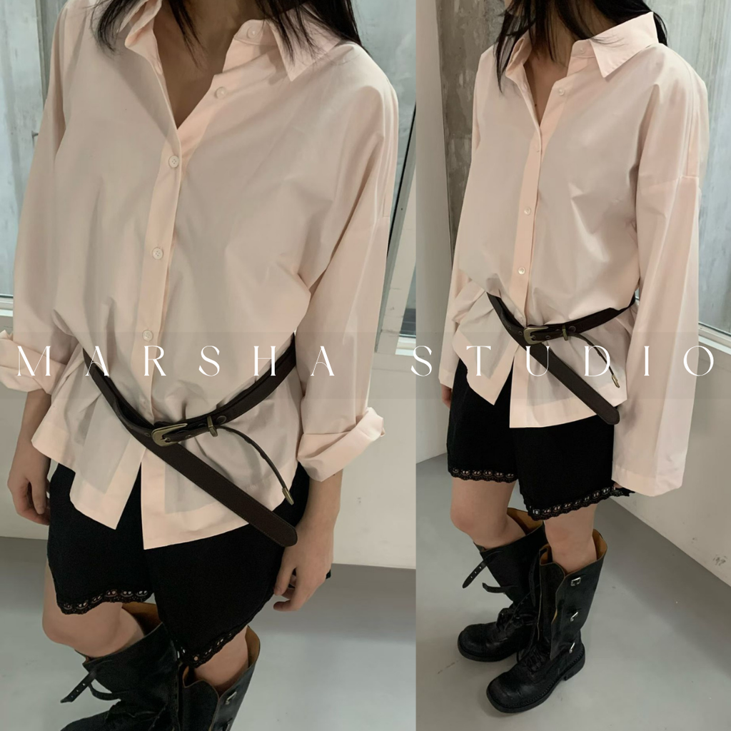 ACC｜MiXXiN｜雙層交疊皮帶 PU100% (6)