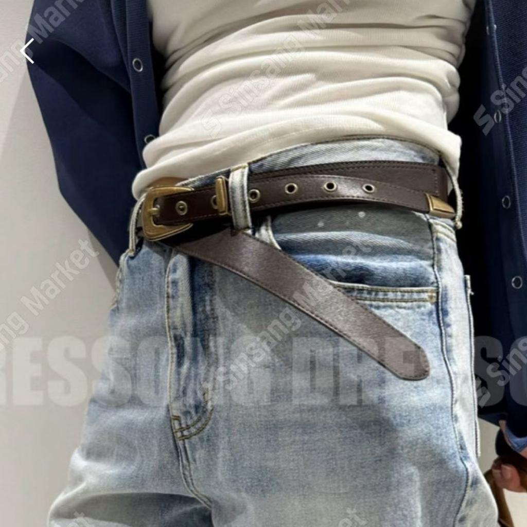 ACC｜MiXXiN｜雙層交疊皮帶 PU100% (7)