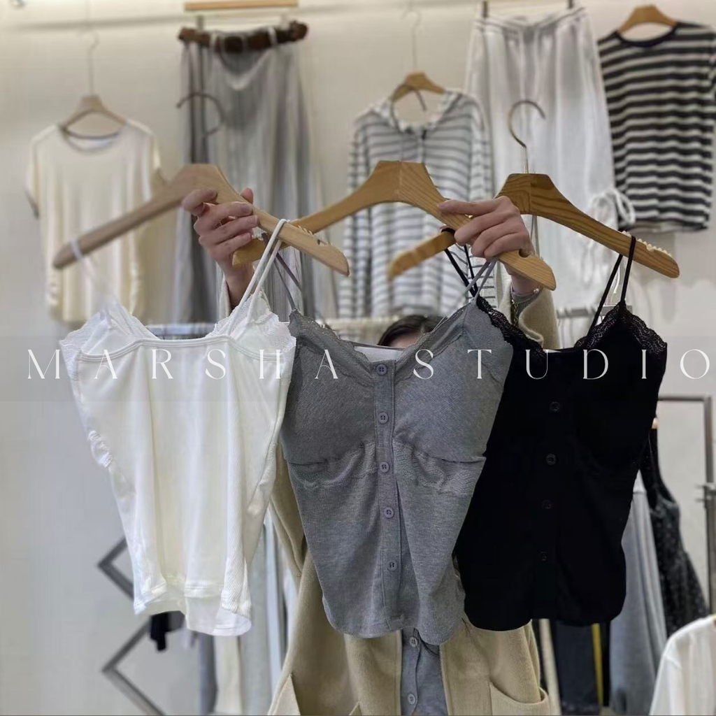 TOP｜BRATOP｜HiPTiQUE｜Button Lace  Bratop Cotton (2)