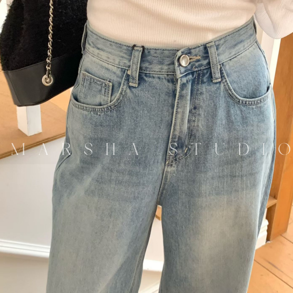 BOTTOM｜JEANS｜SELECT RENEWEL｜ST306 Wide Straight Jeans YKK (5)