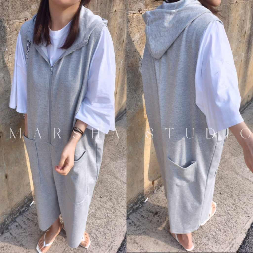JUMPSUITS｜Reapplace｜棉質寬鬆連身褲 (4)