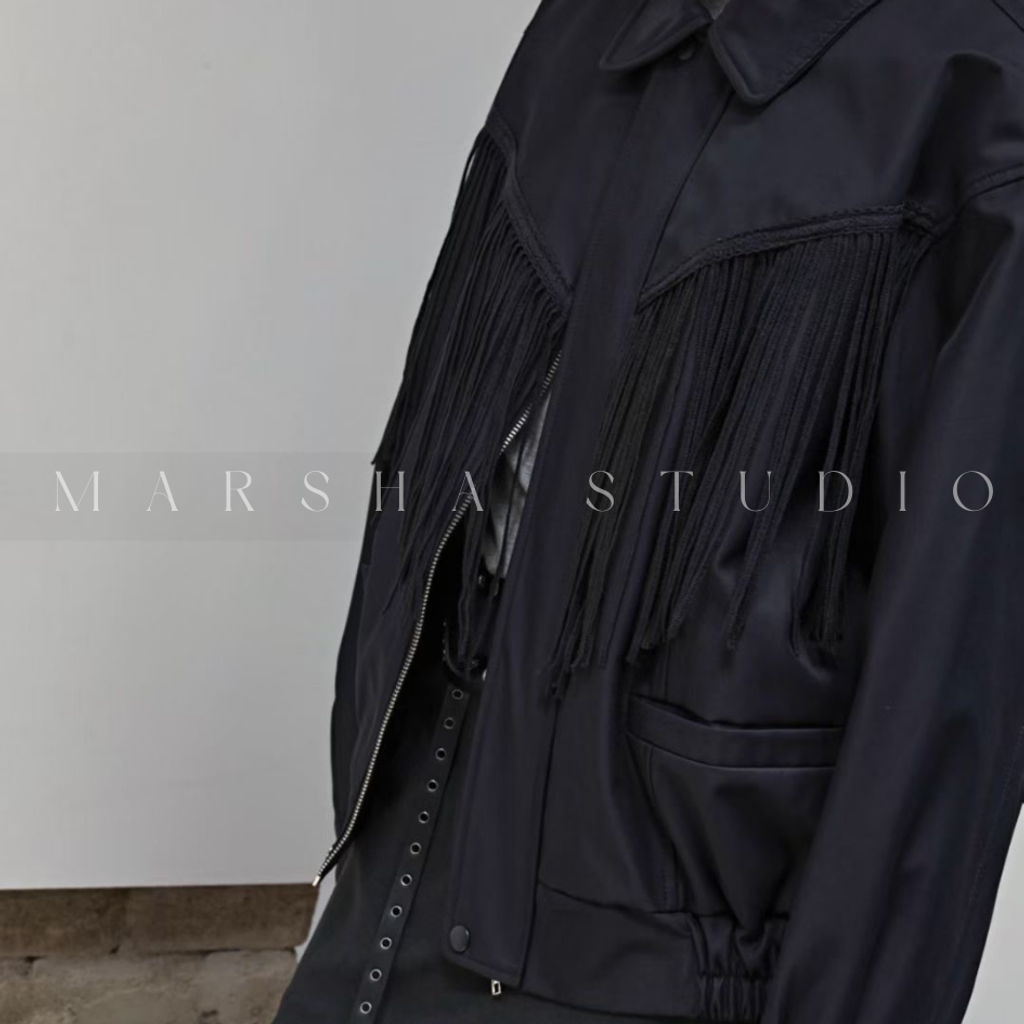 ❮韓國❯5IK08質感嬉皮流蘇夾克外套 |短版外套⏝現貨+預購 ꩜ MARSHA STUDIO (7)