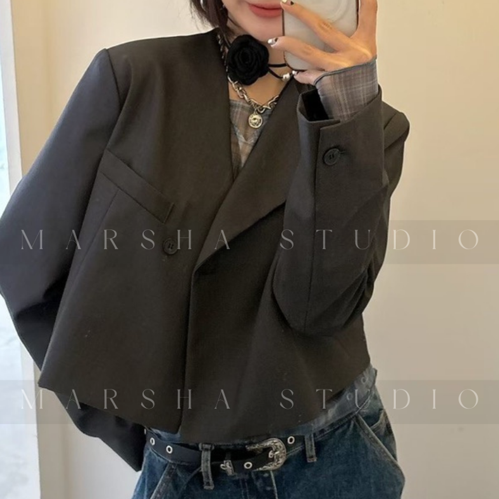 ❮韓國❯5IK13格紋薄紗透膚長袖上衣|修身內搭打底衫 (8)