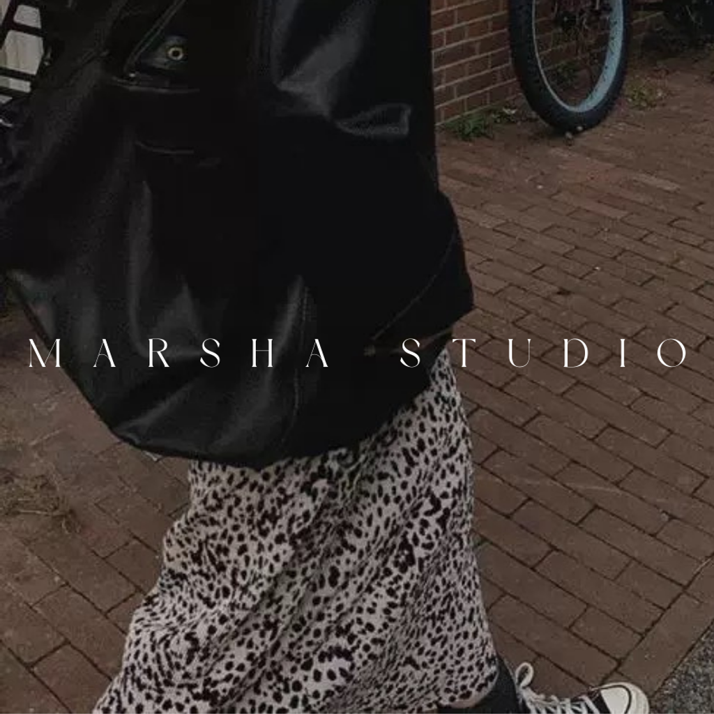 ❮韓國❯6AK05細摺絨感豹紋鬆緊腰中長裙 (7)