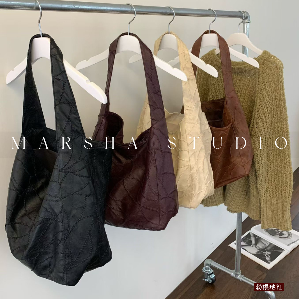 ❮韓國❯6AKB01正韓質感壓紋軟皮托特包_1