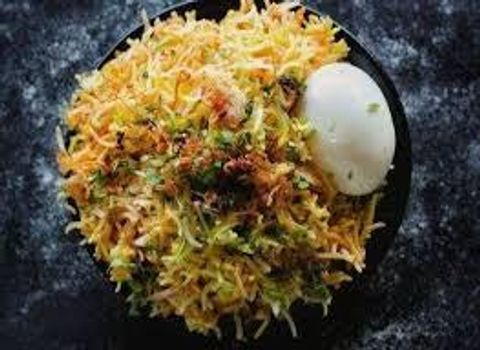 nasi briyani telur