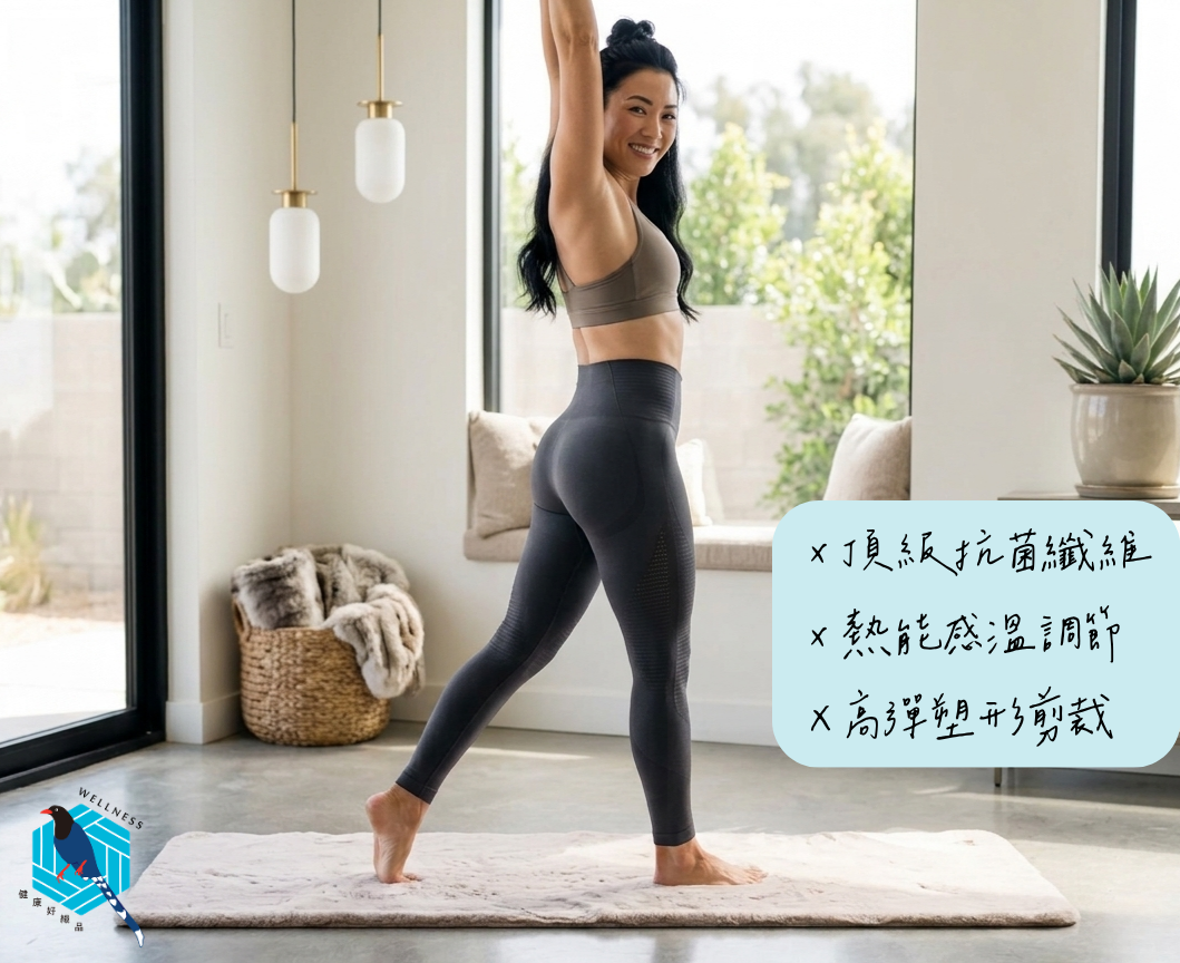 l 頂級抗菌纖維 l 熱能感溫調節 l 高彈塑形剪裁