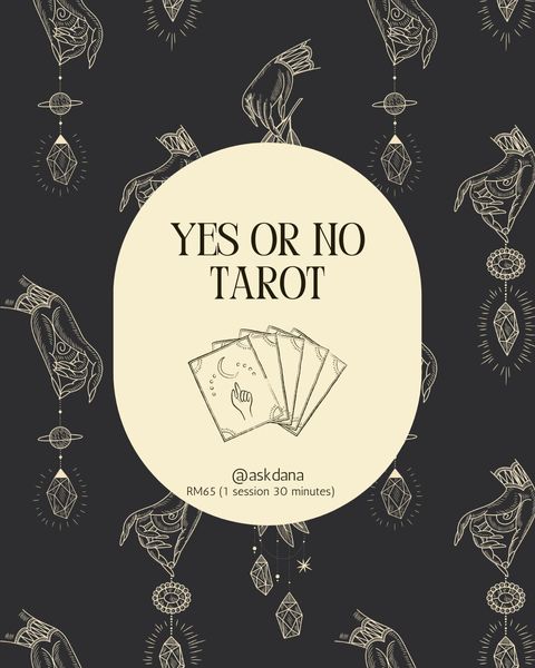 Black Spiritual Illustrated Tarot Reading Instagram Post