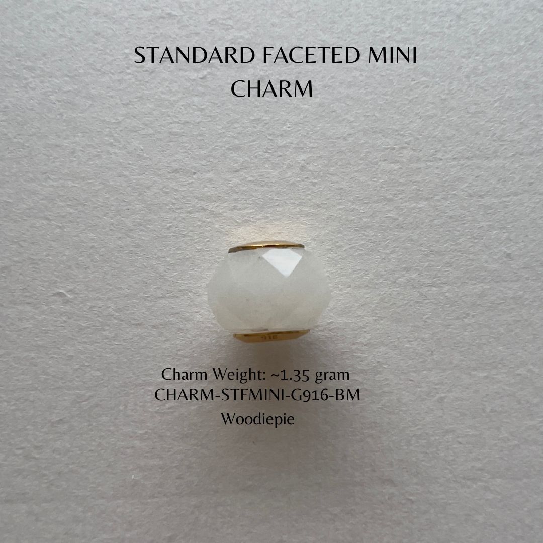 Standard Faceted Mini charm (15)