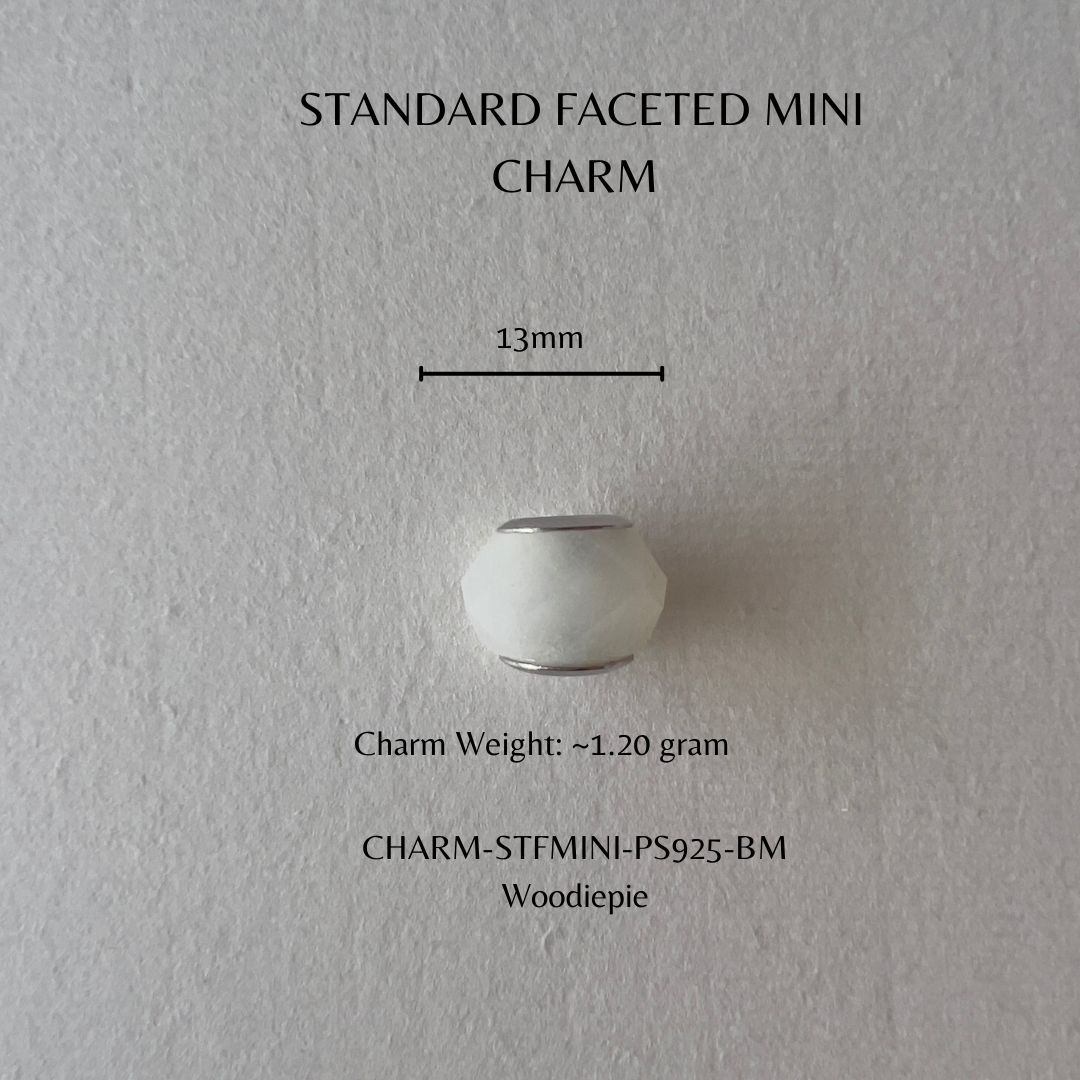 Standard Faceted Mini charm (12)