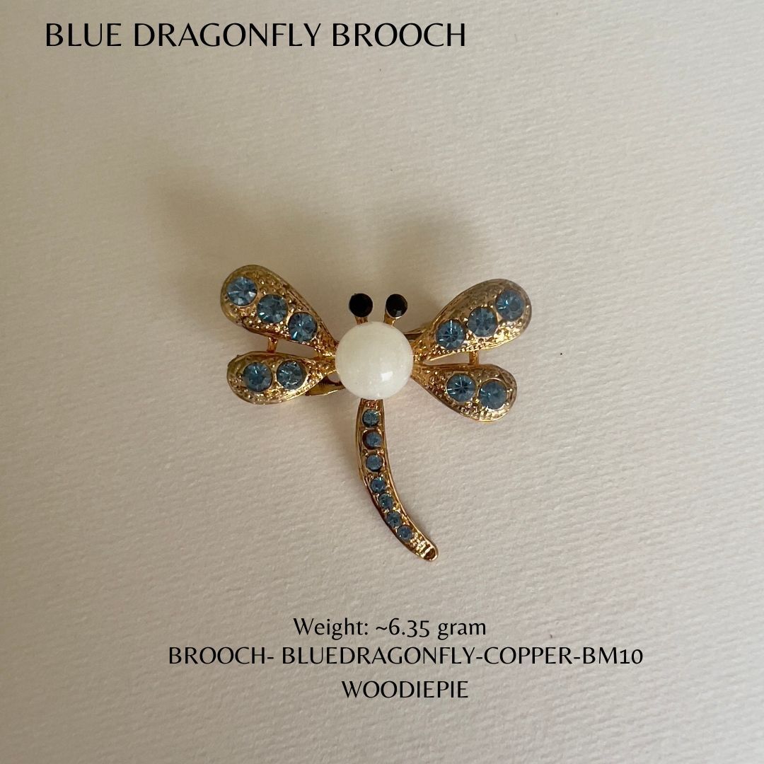 Blue Dragonfly Brooch (3)