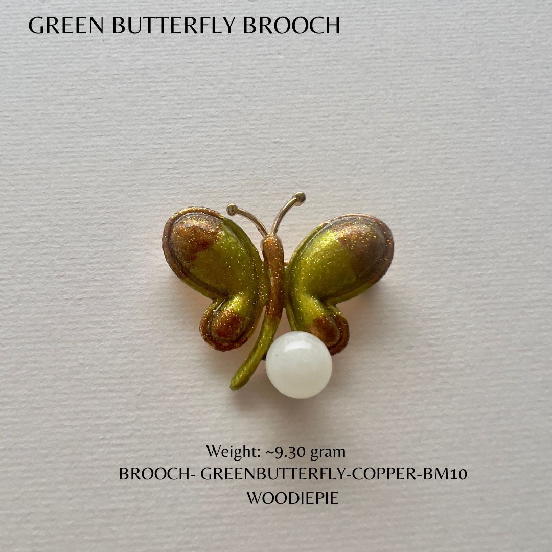 Green Butterfly Brooch (3)