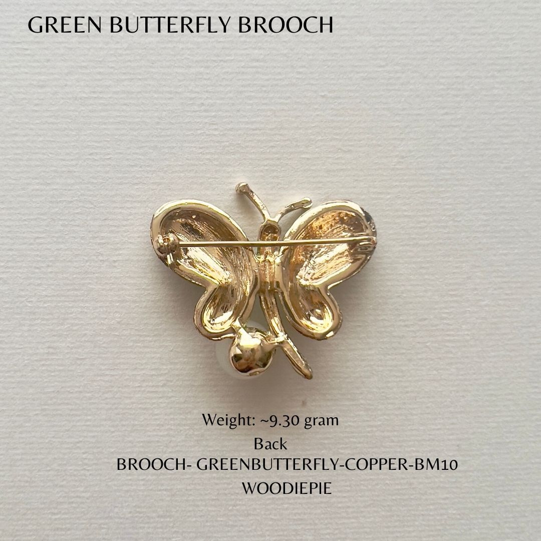 Green Butterfly Brooch (2)