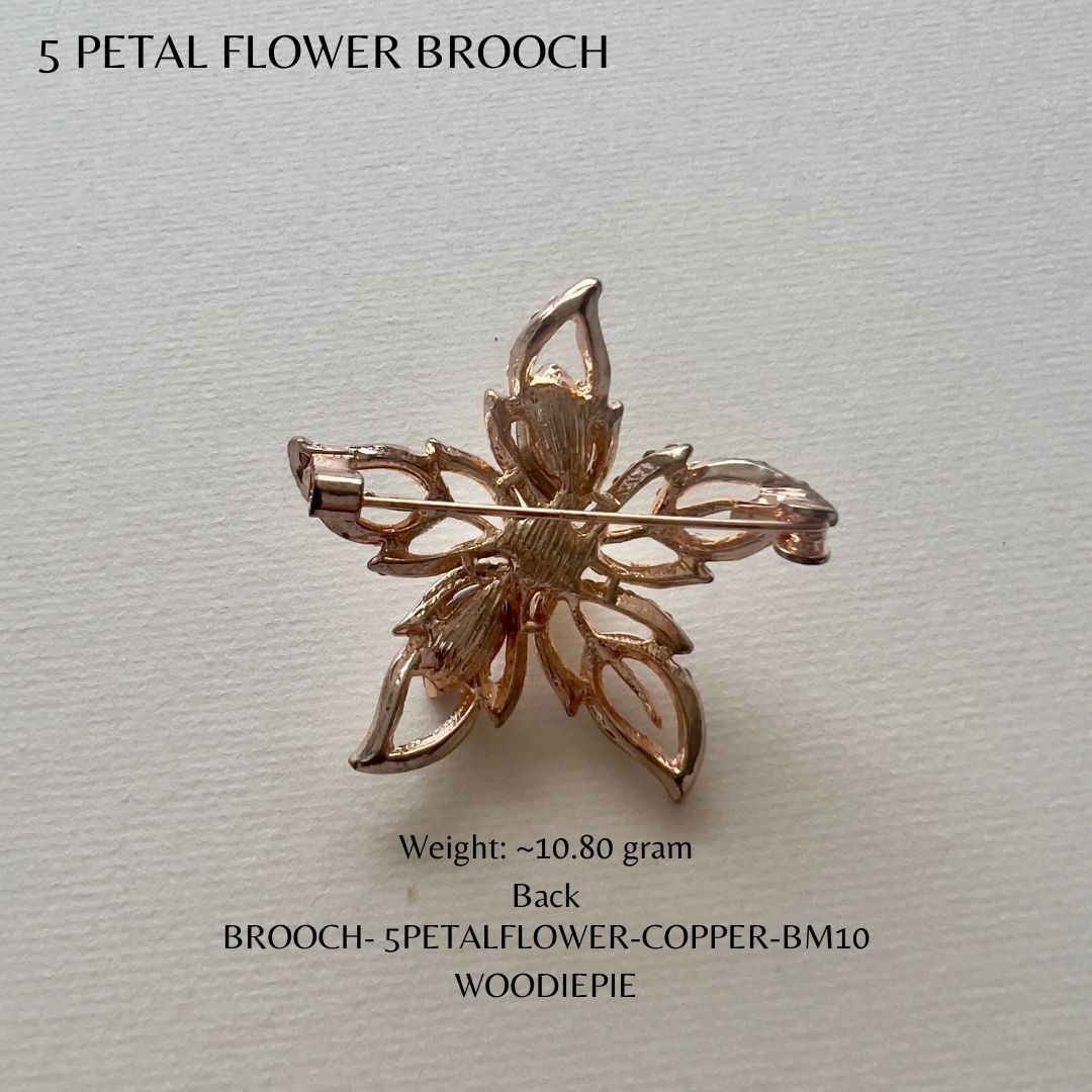 5 Petal Brooch