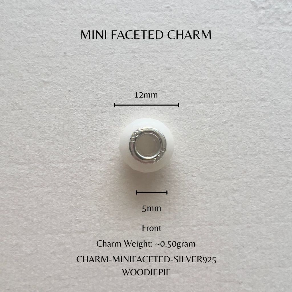 Mini Faceted Charm