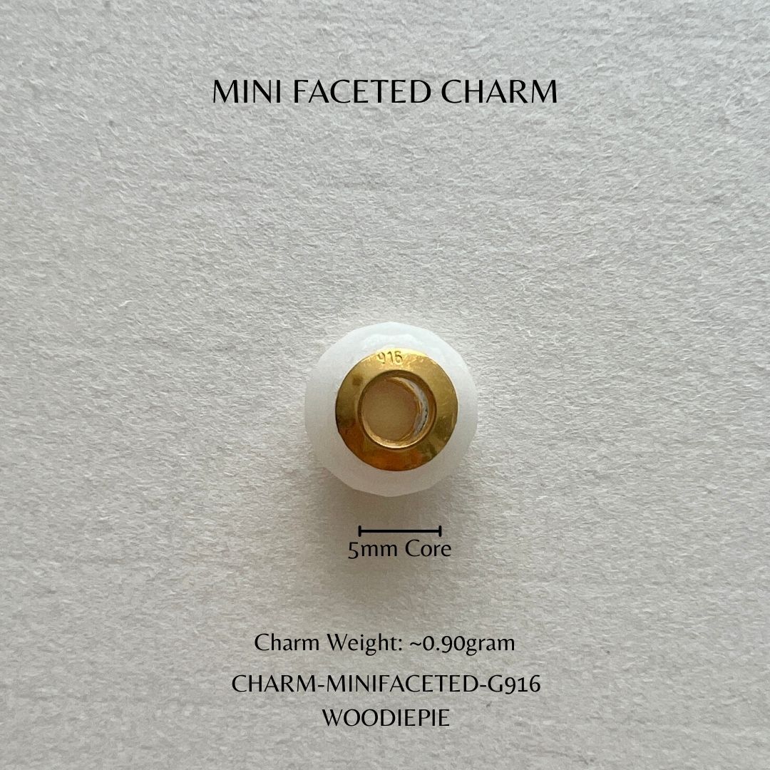 Mini Faceted Charm (5)