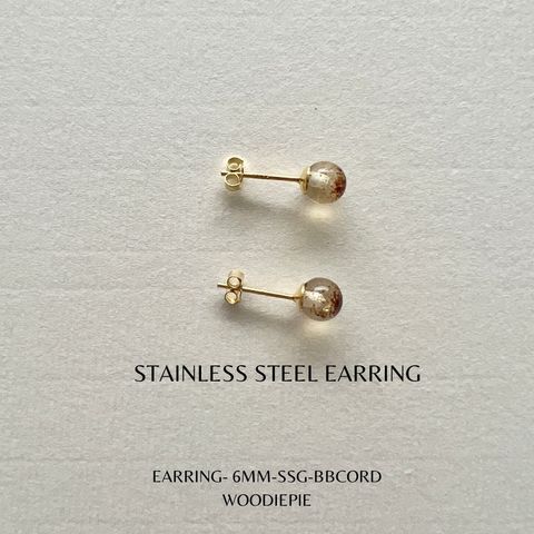 SS Earring 6mm (2)