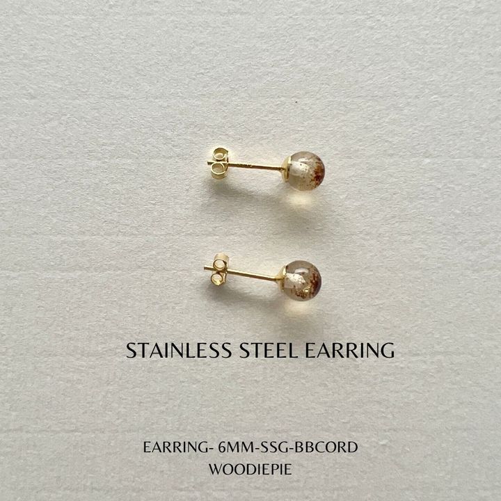 SS Earring 6mm (2)