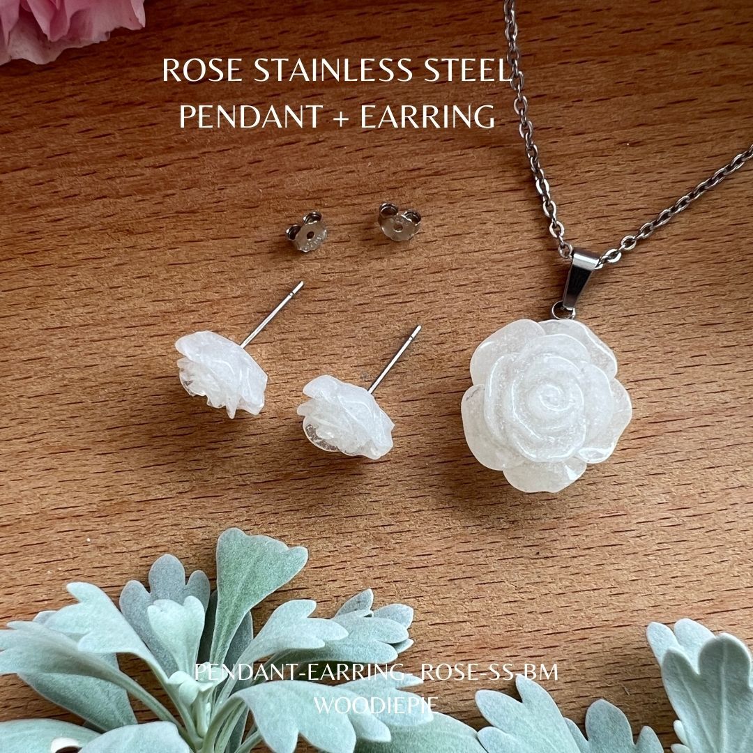 Rose SS Earring+Pendant (14)