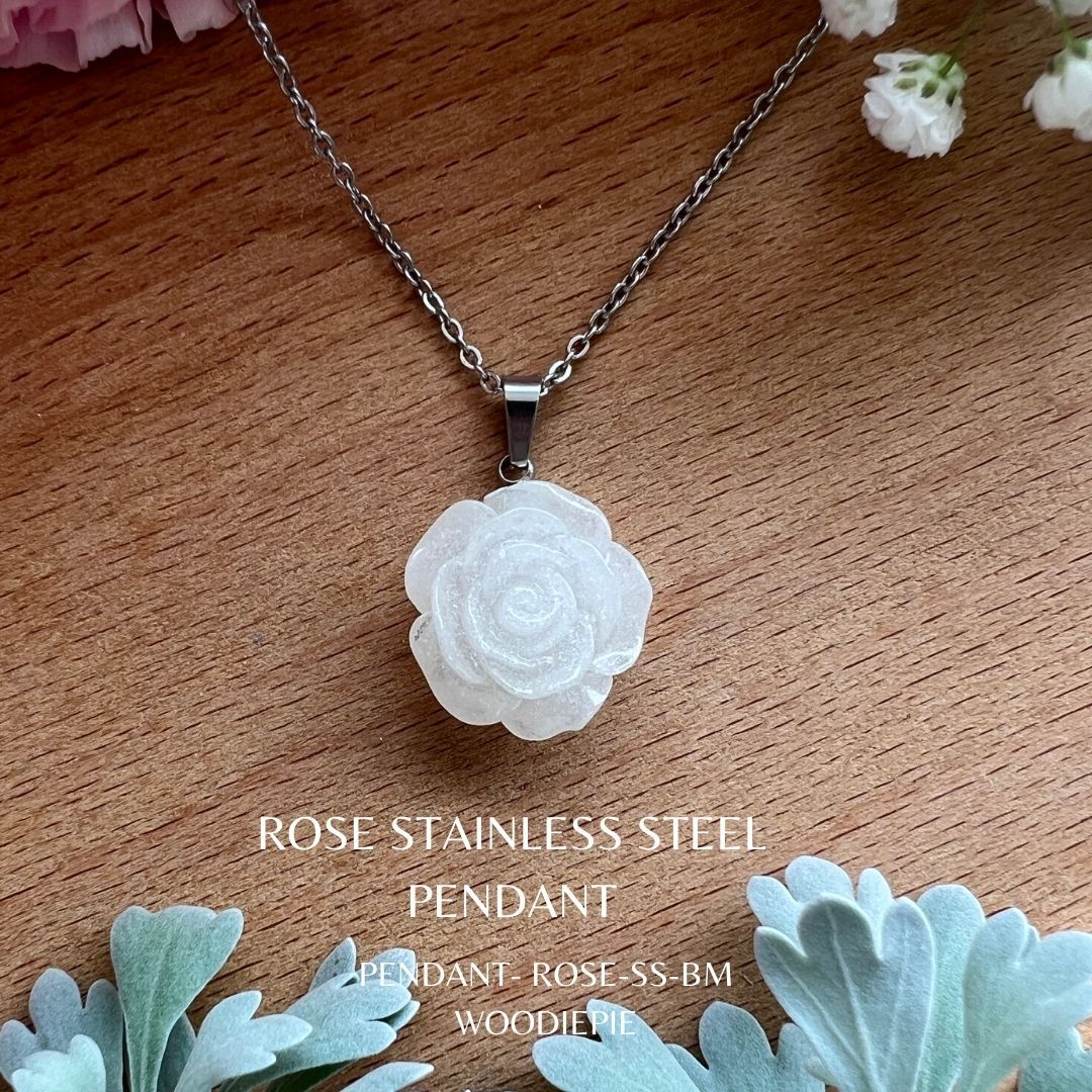 Rose SS Pendant