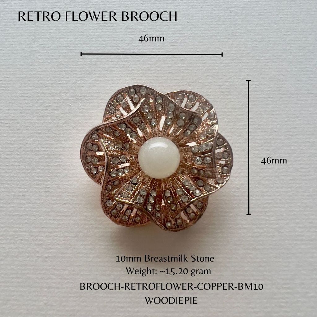 Retro Flower Brooch