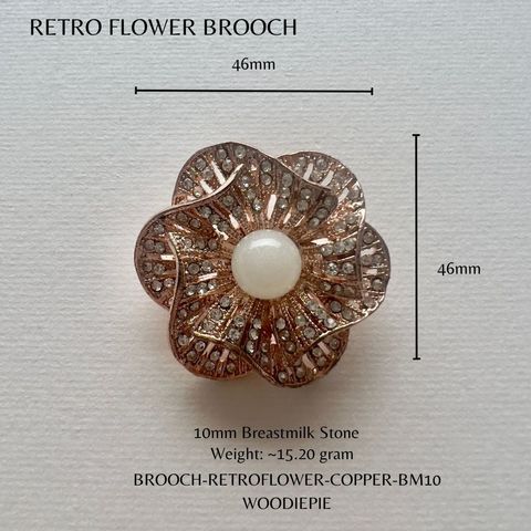 Retro Flower Brooch