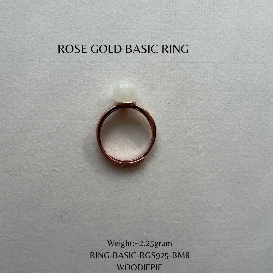 Rose Gold Basic Ring